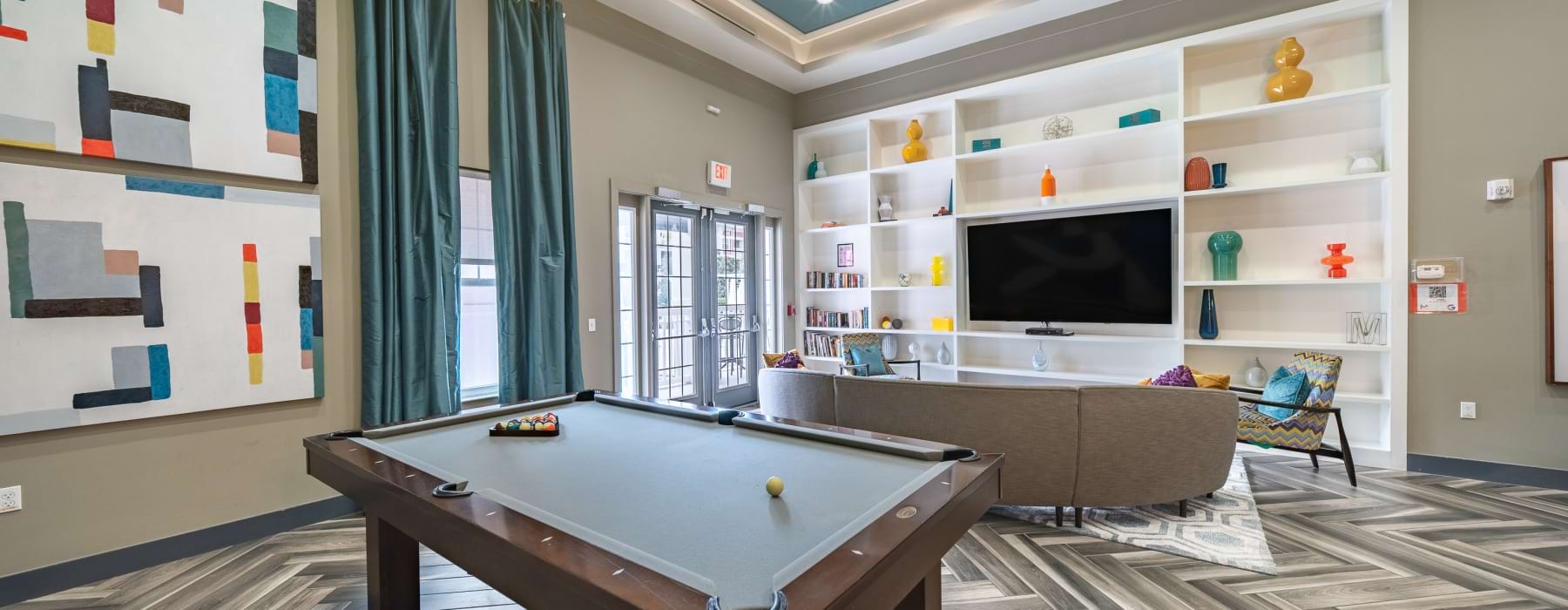 Resident Lounge with pool table